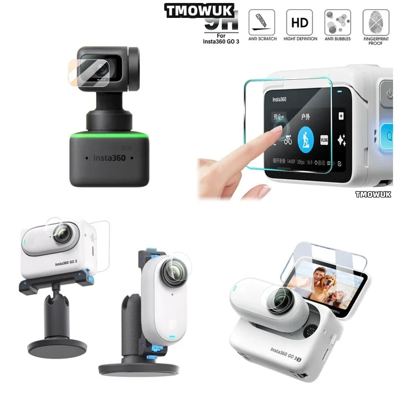 Ultra - Clear Hard Tempered Glass Display + Soft TPU Lens Protector For Insta360 ACE Pro AcePro 2
Ultra - Clear Hard Tempered Glass Display + Soft TPU Lens Protector For Insta360 ACE Pro AcePro 2