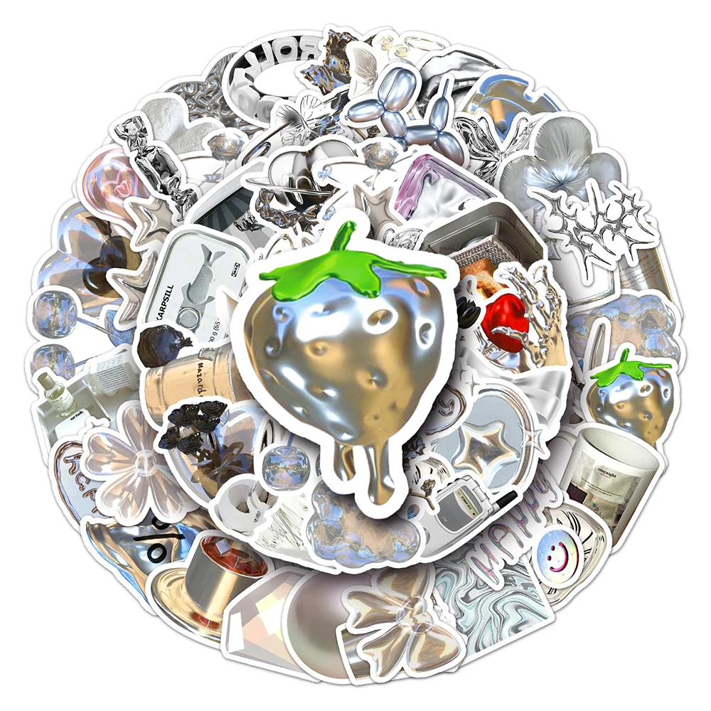 10/30/50PCS Cool Silver Cartoon Stickers Aesthetic Ins Style Cute Decals Graffiti Phone Skateboard Laptop Kids Waterproof Toys
10/30/50PCS Cool Silver Cartoon Stickers Aesthetic Ins Style Cute Decals Graffiti Phone Skateboard Laptop Kids Waterproof Toys