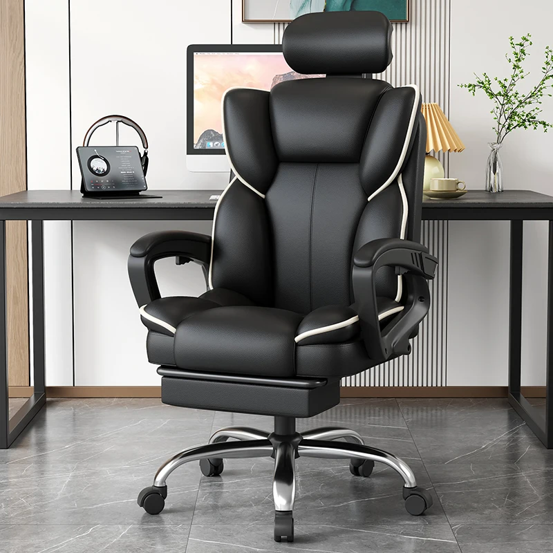 Luxury Backrest Office Chair Swivel Wheels Comfortable Design Chair Ergonomic Footrest Executive Silla Oficina Salon Furniture
Luxury Backrest Office Chair Swivel Wheels Comfortable Design Chair Ergonomic Footrest Executive Silla Oficina Salon Furniture