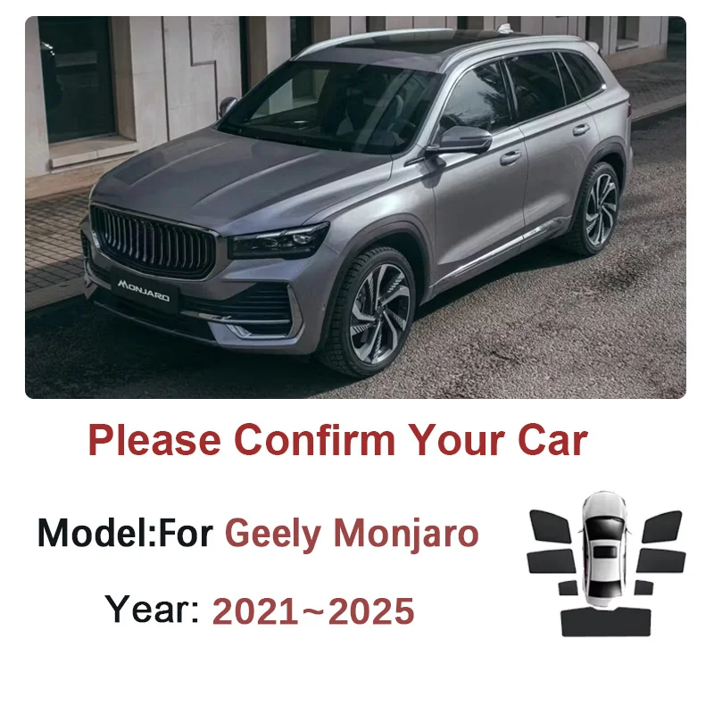 Car Mesh Sunshades For Geely Monjaro Accessories 2021 2022 2023 2024 2025 Custom Window Sun Visors Sunshade Curtain Auto Parts
Car Mesh Sunshades For Geely Monjaro Accessories 2021 2022 2023 2024 2025 Custom Window Sun Visors Sunshade Curtain Auto Parts