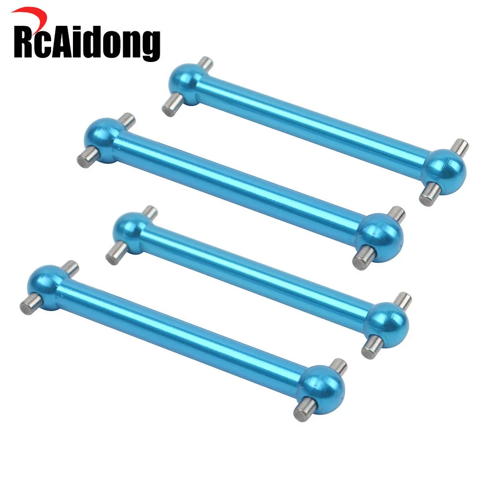 4PCS Aluminum Alloy RC Front and Rear Dog Bone Drive Shaft for TT02B 1/10 RC Buggy Car Replacement Parts
4PCS Aluminum Alloy RC Front and Rear Dog Bone Drive Shaft for TT02B 1/10 RC Buggy Car Replacement Parts