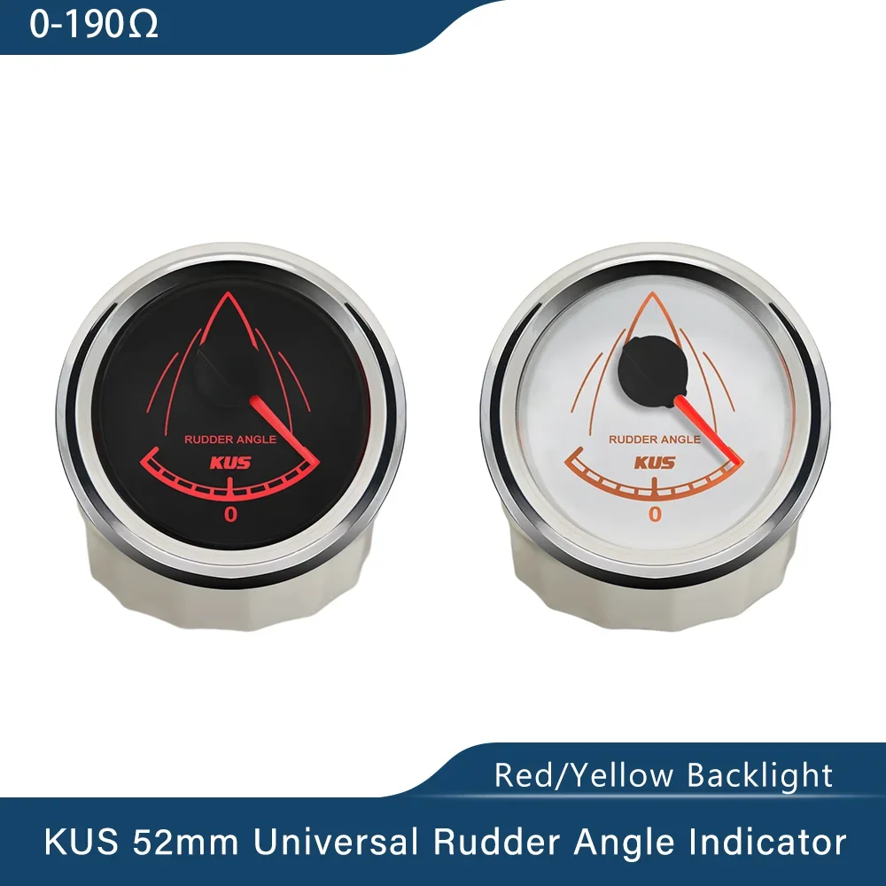 KUS водонепроницаемый 52 мм индикатор угла руля 0-190 Ом сигнал с красной желтой подсветкой для лодки, яхты, универсальный 12 В 24 В
KUS водонепроницаемый 52 мм индикатор угла руля 0-190 Ом сигнал с красной желтой подсветкой для лодки, яхты, универсальный 12 В 24 В