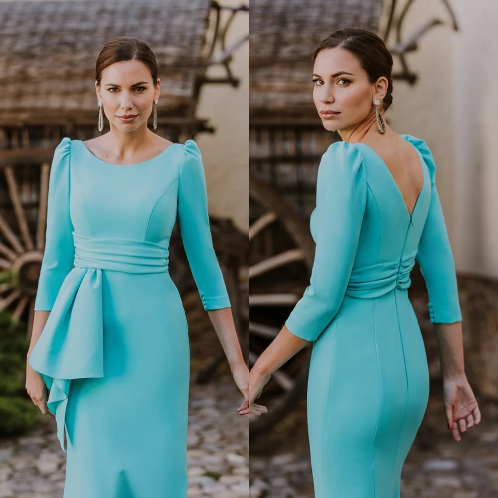 Customized Modern Scoop 3/4 Sleeves Evening Dress Sexy V-Neck Back Celebrity Gowns Fashion Zipper Back Mermaid Party
Customized Modern Scoop 3/4 Sleeves Evening Dress Sexy V-Neck Back Celebrity Gowns Fashion Zipper Back Mermaid Party