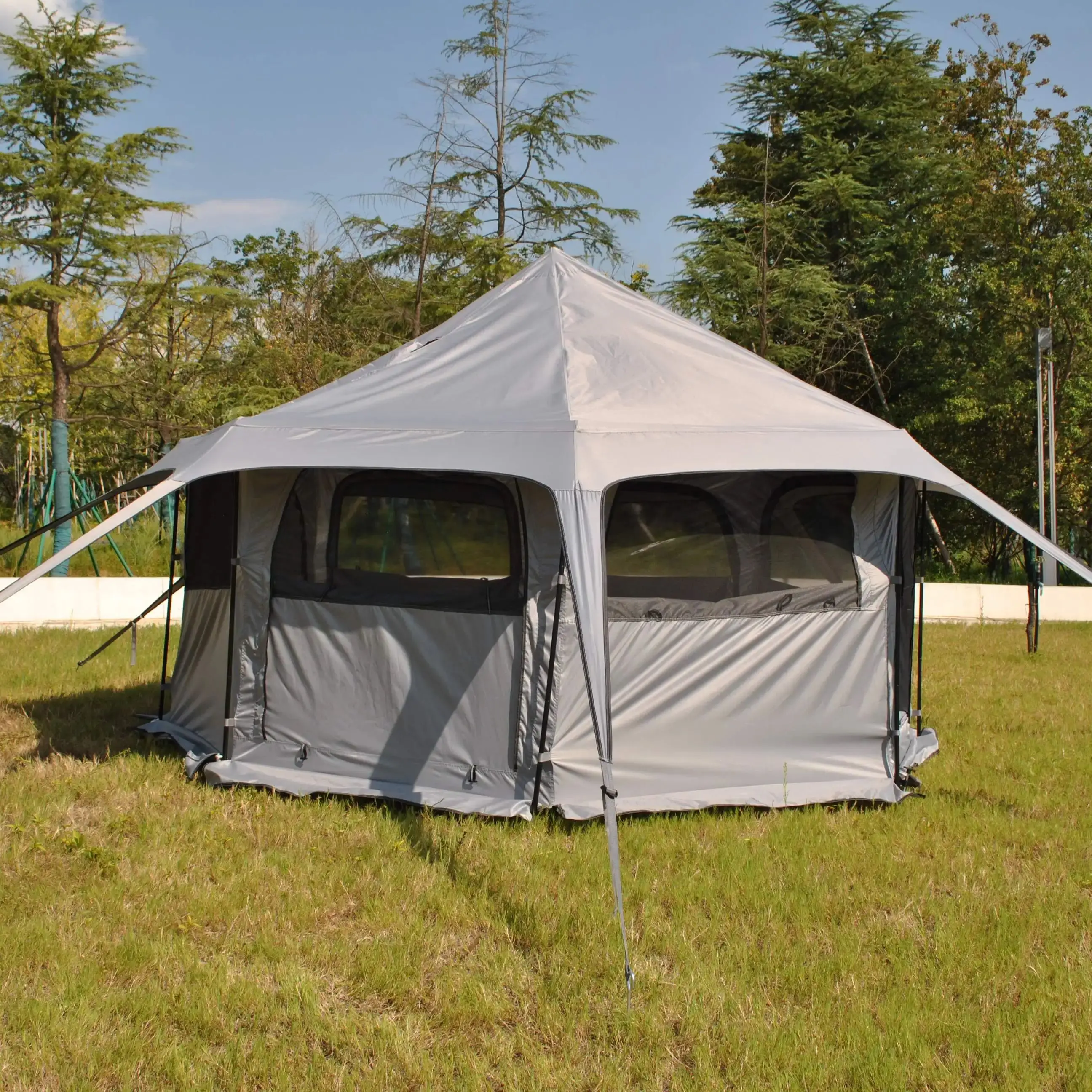 Large Family Camping Tent, Portable Yurt Style, Outdoor Shelter, Easy Setup, Waterproof and Windproof, Breathable Mesh Windows,
Large Family Camping Tent, Portable Yurt Style, Outdoor Shelter, Easy Setup, Waterproof and Windproof, Breathable Mesh Windows,