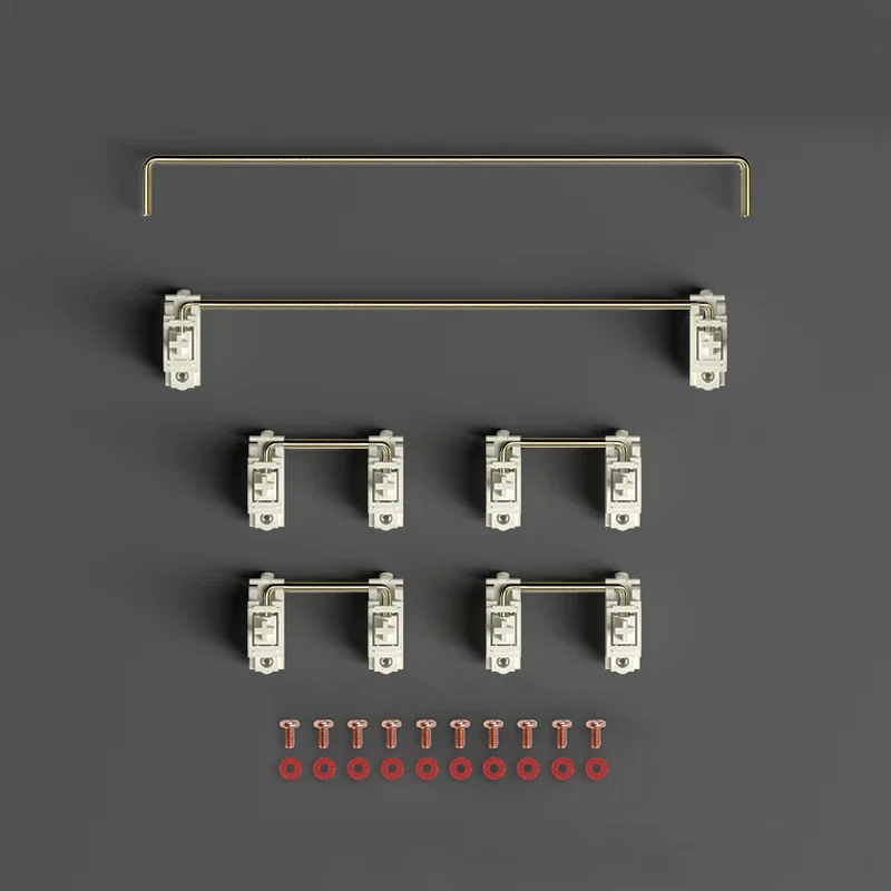 EQUALZ Screw in Stabilizers V3 for Mechanical Keyboard Black Blue Dark Gray White Silver Gold Steel Wire Customize 80% 60% Gamer
EQUALZ Screw in Stabilizers V3 for Mechanical Keyboard Black Blue Dark Gray White Silver Gold Steel Wire Customize 80% 60% Gamer