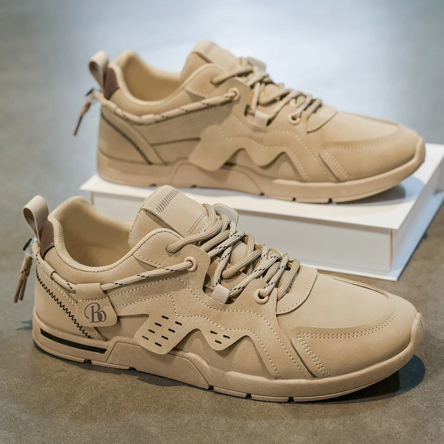 Men's Winter Sports Casual Work Shoes Anti-Slip Wear-Resistant Soft Bottom Trendy Deoxynucleotide Board Shoes Mesh Upper
Men's Winter Sports Casual Work Shoes Anti-Slip Wear-Resistant Soft Bottom Trendy Deoxynucleotide Board Shoes Mesh Upper