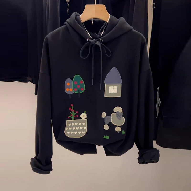 Spring and Autumn Trendy Brand Personalized Printed Hoodie 2024 New Women's Loose Head Casual Coat
Spring and Autumn Trendy Brand Personalized Printed Hoodie 2024 New Women's Loose Head Casual Coat