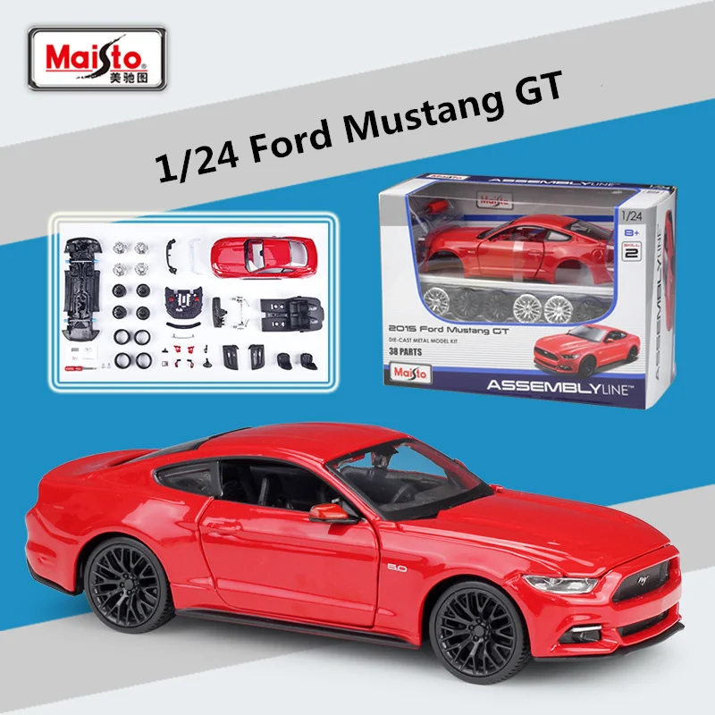 Assembly Version Maisto 1:24 2015 Ford Mustang GT Alloy Car Model Diecasts Metal Sports Car Vehicles Model Simulation Kids Gifts
Assembly Version Maisto 1:24 2015 Ford Mustang GT Alloy Car Model Diecasts Metal Sports Car Vehicles Model Simulation Kids Gifts