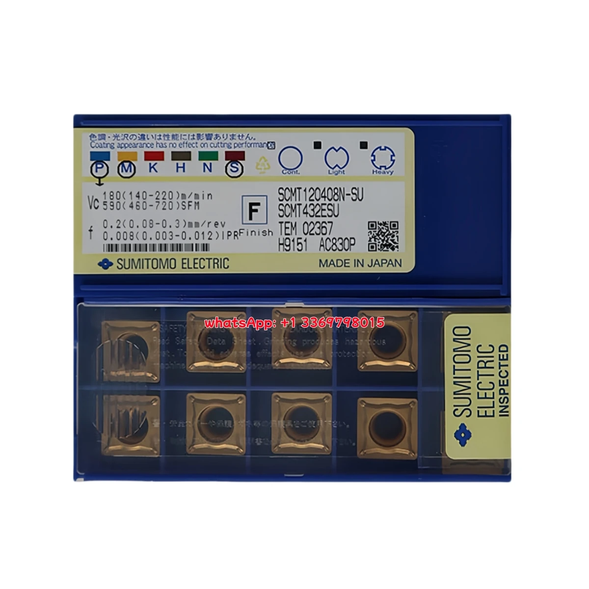 10pcs 100% Original SCMW SCMW120408 AC420K Turning Insert
10pcs 100% Original SCMW SCMW120408 AC420K Turning Insert