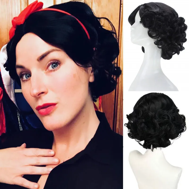 Classic Anime Snow White Cosplay Black Short Curly Hair Wig for Women Manufacturer Supply
Classic Anime Snow White Cosplay Black Short Curly Hair Wig for Women Manufacturer Supply