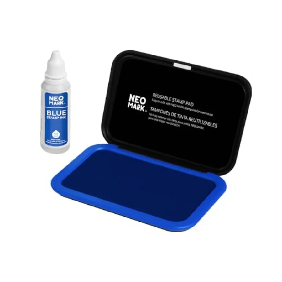 Medium Stamp Pad Kit 1oz Ink Included -2.8"x 4.4", Magnetic Lid, Premium Quality Felt Stamp Pad
Medium Stamp Pad Kit 1oz Ink Included -2.8"x 4.4", Magnetic Lid, Premium Quality Felt Stamp Pad