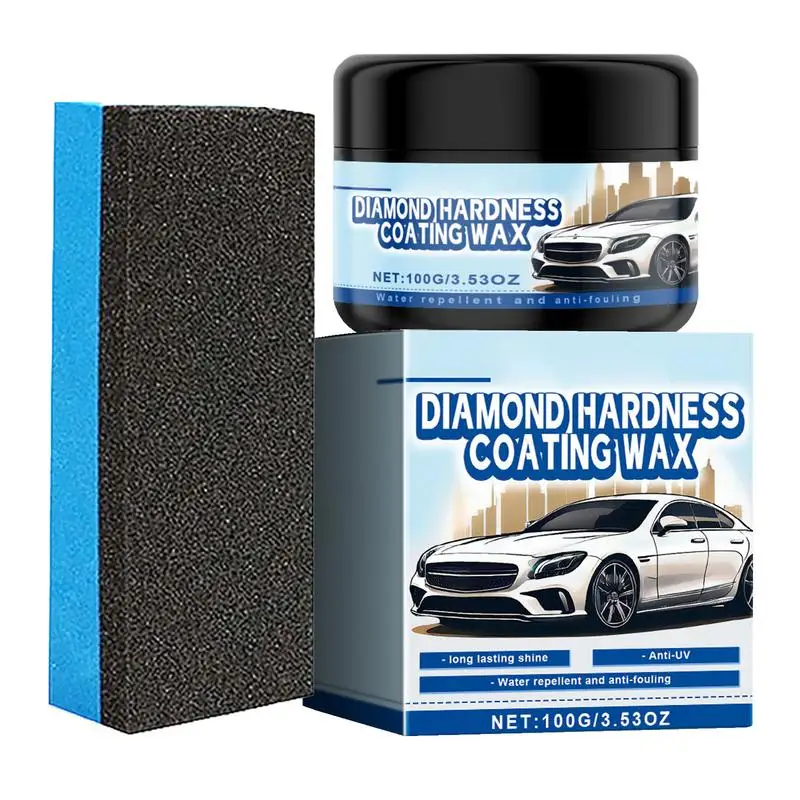 Auto Wax Polish 100g High-Gloss Shine Car Wax Paste Auto Wax Polish With Sponge Resists Water UV Rays Dirt Protection For Paint
Auto Wax Polish 100g High-Gloss Shine Car Wax Paste Auto Wax Polish With Sponge Resists Water UV Rays Dirt Protection For Paint