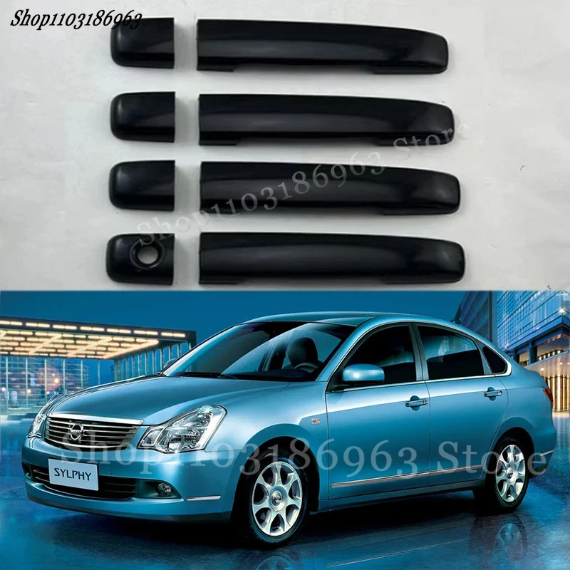 Глянцевая черная накладка на дверную ручку, наклейка, отделка для Nissan Sylphy 2006-2009, автомобильная наклейка, Внешние детали, аксессуары
Глянцевая черная накладка на дверную ручку, наклейка, отделка для Nissan Sylphy 2006-2009, автомобильная наклейка, Внешние детали, аксессуары