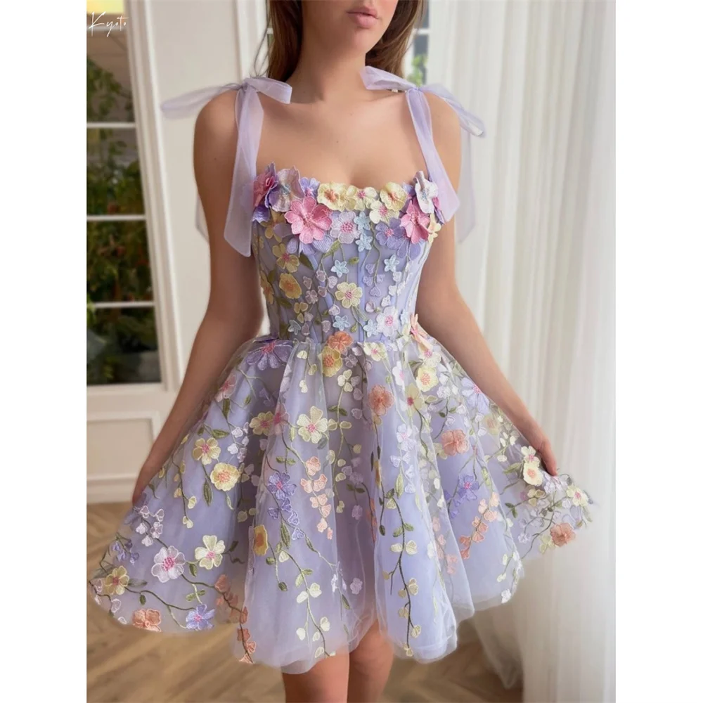 Kyoto Customized Mini Skirt Purple Floral Applique Wedding Dress Bow Straps A-line vestidos de novia Zip Back Homecoming Dresses
Kyoto Customized Mini Skirt Purple Floral Applique Wedding Dress Bow Straps A-line vestidos de novia Zip Back Homecoming Dresses