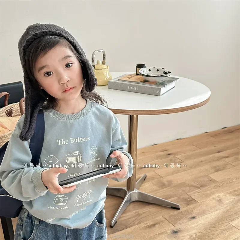 2025 Long Sleeve Sweatshirt Kid's Baby Cottons ClothesChildren's Sweatshirts Korean Girls Boys Cute Top Pullover Spring Autumn
2025 Long Sleeve Sweatshirt Kid's Baby Cottons ClothesChildren's Sweatshirts Korean Girls Boys Cute Top Pullover Spring Autumn