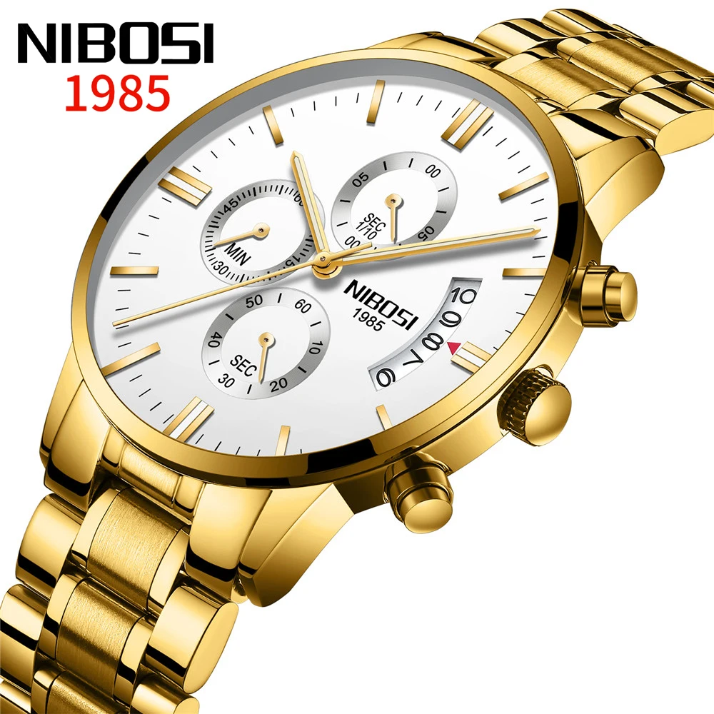 NIBOSI модные мужские часы лучший бренд класса люкс хронограф кварцевые часы для мужчин спортивные наручные часы из нержавеющей стали Relogio Masculino 
NIBOSI модные мужские часы лучший бренд класса люкс хронограф кварцевые часы для мужчин спортивные наручные часы из нержавеющей стали Relogio Masculino