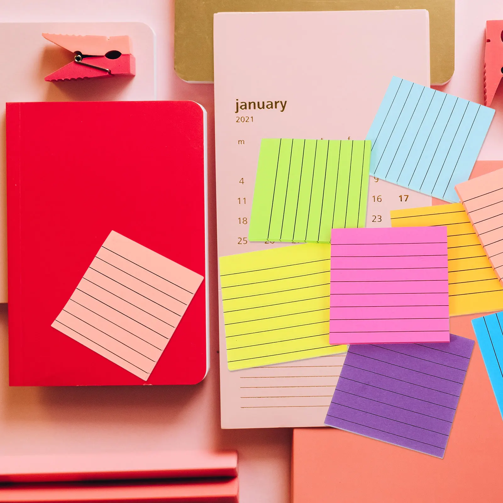 8pcs Colored Memo Pads Tearable Self-Adhesive Lined Notepads Portable Writing Smooth Thick Paper Practical Reminder
8pcs Colored Memo Pads Tearable Self-Adhesive Lined Notepads Portable Writing Smooth Thick Paper Practical Reminder