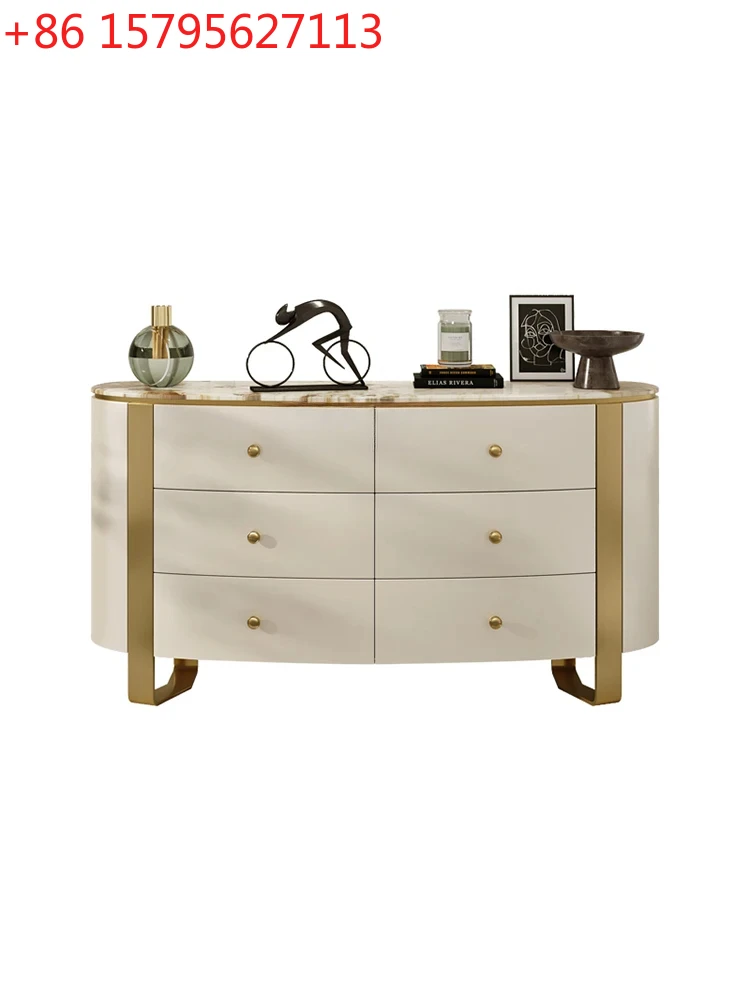Итальянский комод с шестью ящиками для спальни, элитный шкаф для хранения с каменной столешницей, высококачественный комод для хранения вещей
Итальянский комод с шестью ящиками для спальни, элитный шкаф для хранения с каменной столешницей, высококачественный комод для хранения вещей
