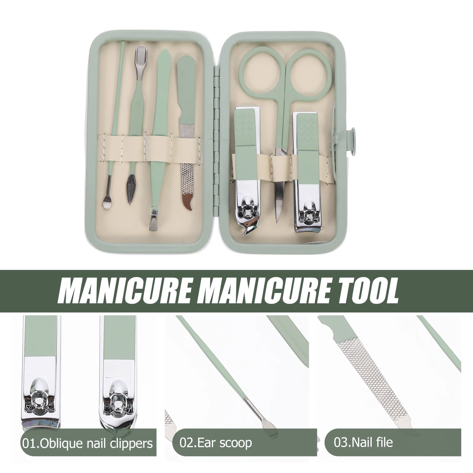Household Manicure Kit Premium Nail Clipper Set Multi-Function Portable Pedicure Tools Nail Cleaner Dead Skin Remover Ear Pick
Household Manicure Kit Premium Nail Clipper Set Multi-Function Portable Pedicure Tools Nail Cleaner Dead Skin Remover Ear Pick