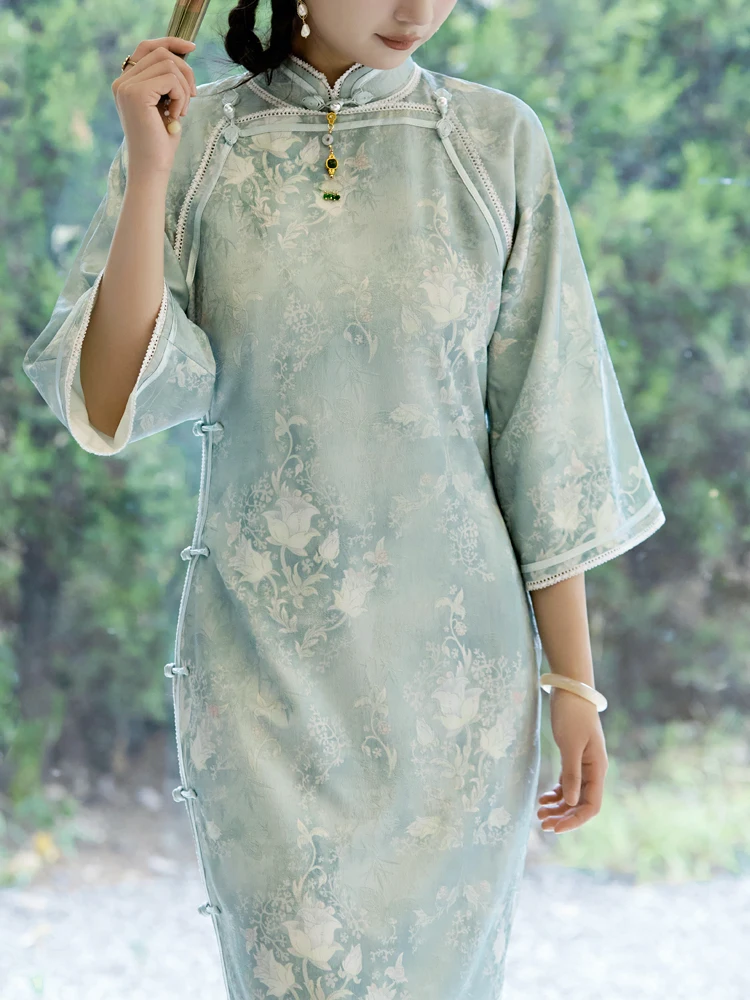 Шелковый топ Fuxia Ancient Method с двойным воротником, изысканный, теплый, с цветочным узором, для повседневной носки
Шелковый топ Fuxia Ancient Method с двойным воротником, изысканный, теплый, с цветочным узором, для повседневной носки