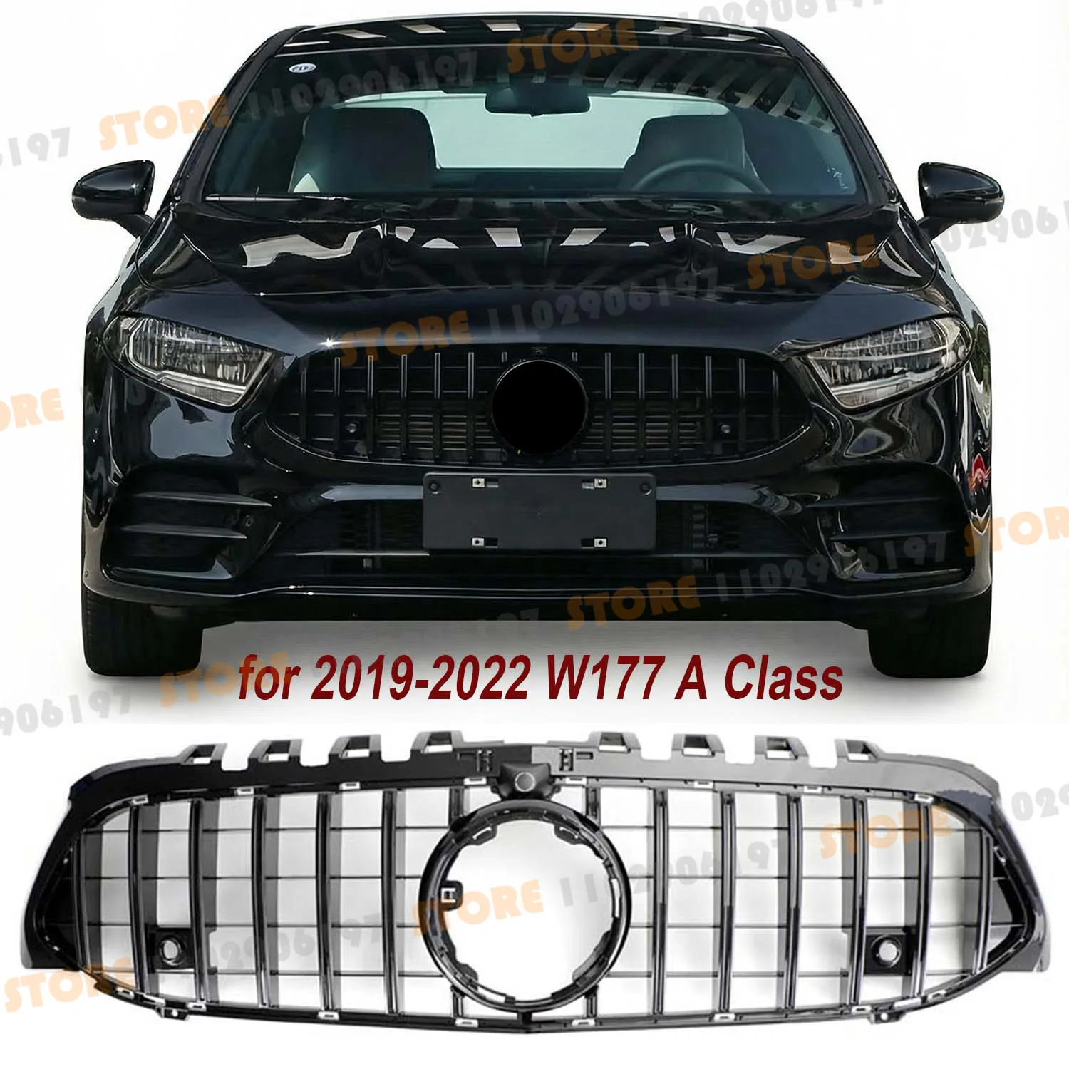 for 2019-2022 W177 A Class Mercedes Benz A180 A200 A220 A250 A35 A45 GT Front Bumper Mesh Grille Radiator Grid Racing Grill
for 2019-2022 W177 A Class Mercedes Benz A180 A200 A220 A250 A35 A45 GT Front Bumper Mesh Grille Radiator Grid Racing Grill