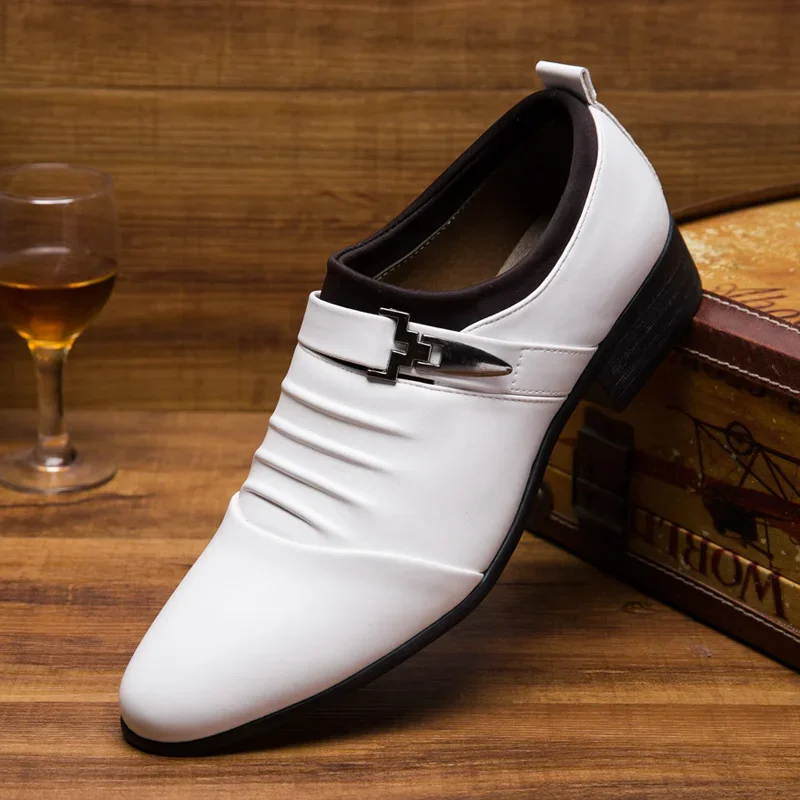 Hot Sale Dress Shoes Man Big Size 48 Casual Business Leather Shoes Men Pointed Toe Wedding Shoe Classic White Men's Formal Shoes
Hot Sale Dress Shoes Man Big Size 48 Casual Business Leather Shoes Men Pointed Toe Wedding Shoe Classic White Men's Formal Shoes