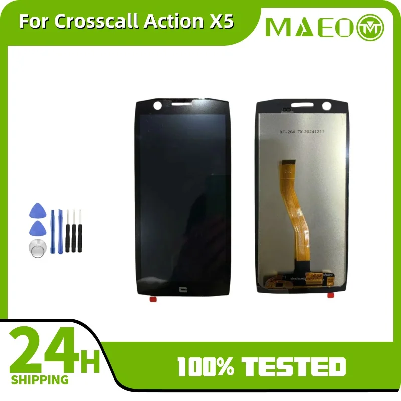 Tested Screen For Crosscall Action X5 Action -X5 LCD Display Touch Assembly For Crosscall Action-X5 LCD Action X5 Screen
Tested Screen For Crosscall Action X5 Action -X5 LCD Display Touch Assembly For Crosscall Action-X5 LCD Action X5 Screen