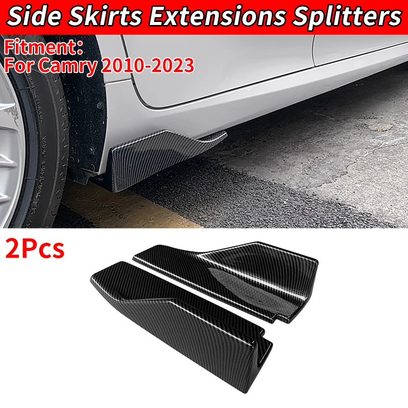For 2010-2023 Camry Car Side Skirt Custom Accessories Extension Splitter Winglet Side Wing Bumper Lip Protector Scratch ABS
For 2010-2023 Camry Car Side Skirt Custom Accessories Extension Splitter Winglet Side Wing Bumper Lip Protector Scratch ABS