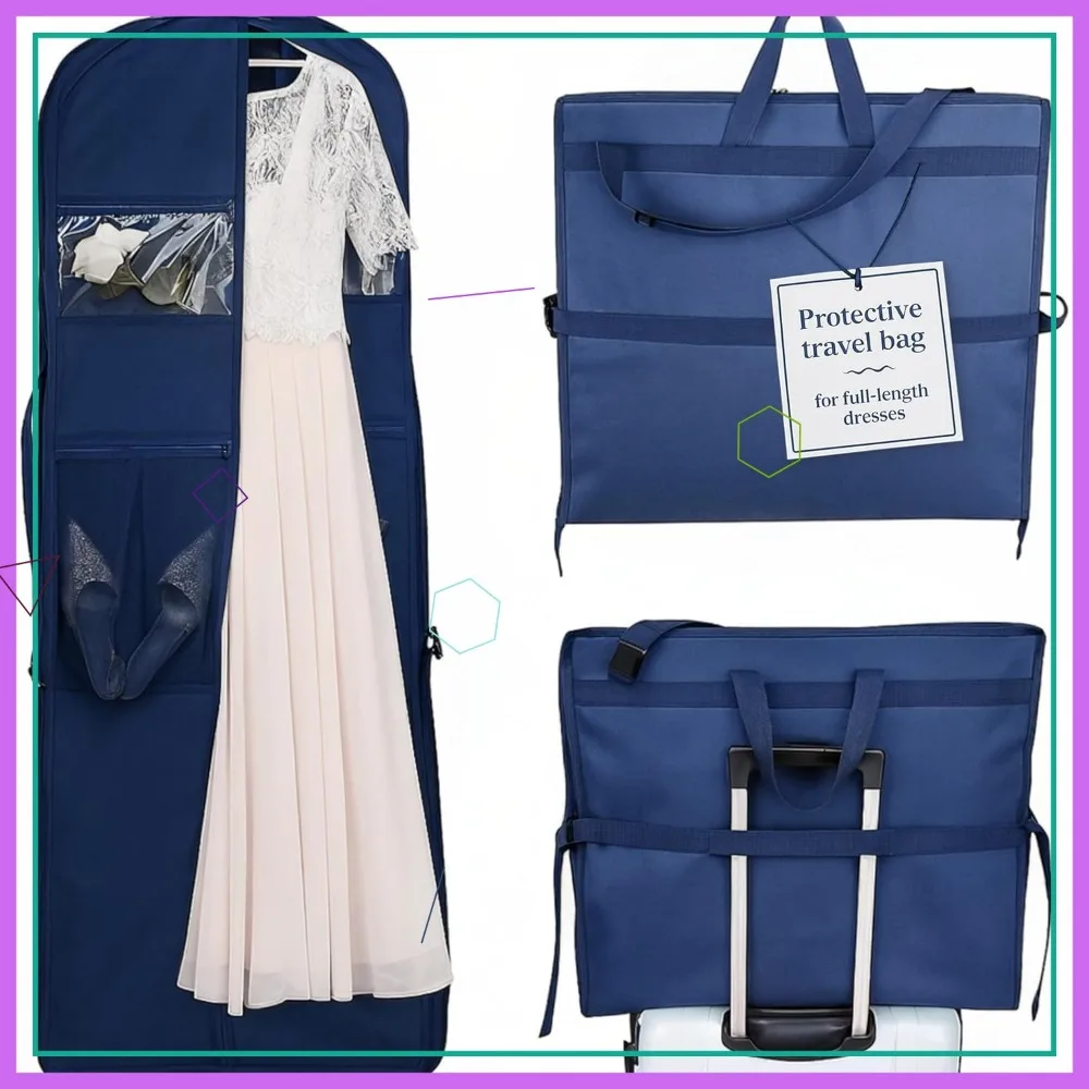 Sturdy Oxford Polyester Garment Bag - 72", Shoulder Strap, Waterproof, Trifold
Sturdy Oxford Polyester Garment Bag - 72", Shoulder Strap, Waterproof, Trifold