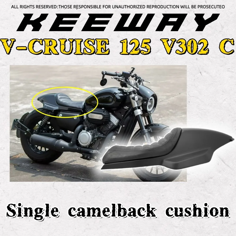For Keeway V Cruise 125 Keeway V302c modified seat cushion single hump cushion BD300 seat bag back fender water taillight belt
For Keeway V Cruise 125 Keeway V302c modified seat cushion single hump cushion BD300 seat bag back fender water taillight belt