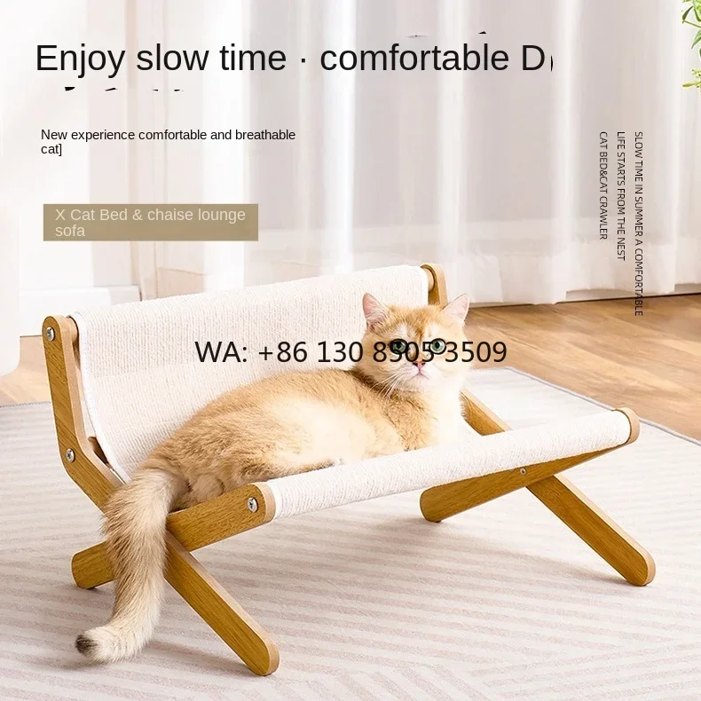High Quality Bamboo Frame Breathable Fabric Wear-Resistant Foldable Cat Bed Sofa Summer Cool Mat Sleeping Sofa
High Quality Bamboo Frame Breathable Fabric Wear-Resistant Foldable Cat Bed Sofa Summer Cool Mat Sleeping Sofa