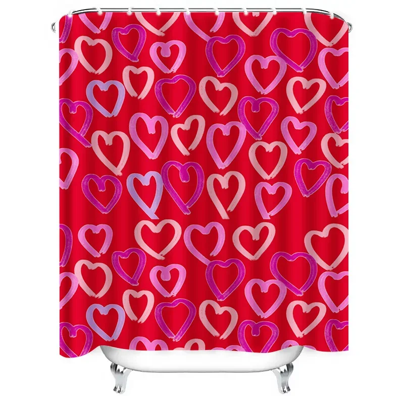 Colorful Heart Pattern Waterproof Shower Curtain, Perfect for Any Bathroom, Vibrant and Modern Design, Unique ArtworkXT6@!
Colorful Heart Pattern Waterproof Shower Curtain, Perfect for Any Bathroom, Vibrant and Modern Design, Unique ArtworkXT6@!