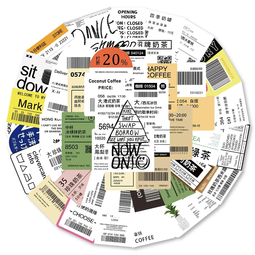 10/30/50pcs Milk Tea Coffee Drink Cup Label Stickers Funny Cartoon Graffiti Sticker Water Bottle Phone Luggage Decals Decoration
10/30/50pcs Milk Tea Coffee Drink Cup Label Stickers Funny Cartoon Graffiti Sticker Water Bottle Phone Luggage Decals Decoration