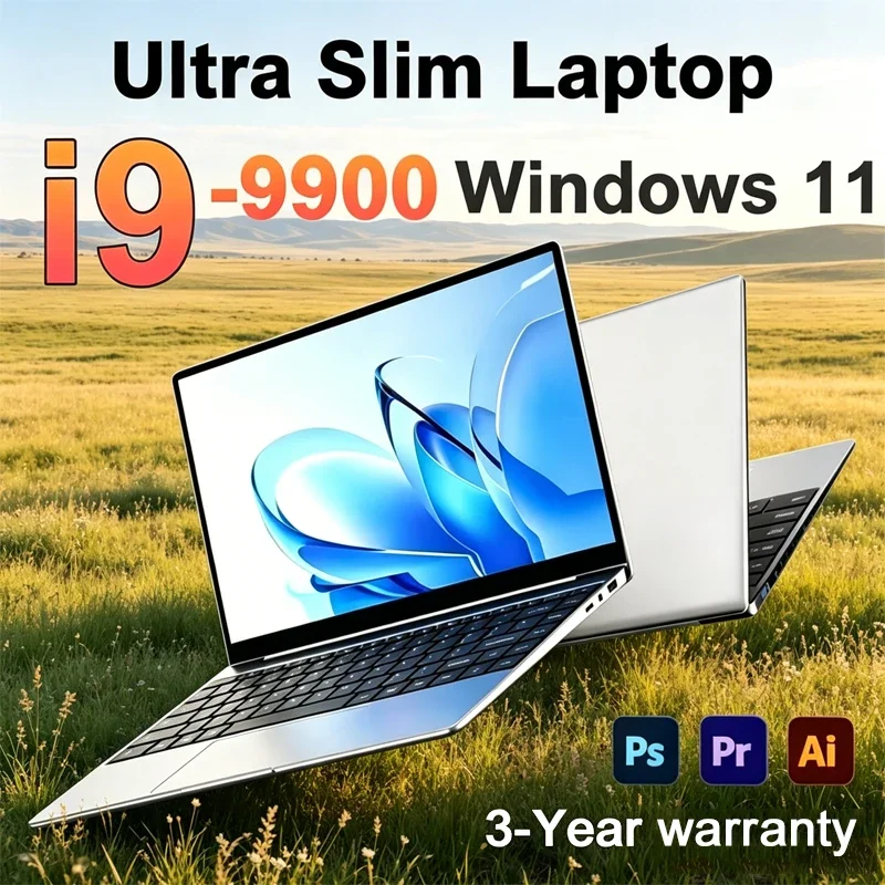 New 15.6" Ultra Slim Laptop Core i9-9900 32GB RAM 2TB SSD 1080P HD Win11 Pro Gaming Office Laptop
New 15.6" Ultra Slim Laptop Core i9-9900 32GB RAM 2TB SSD 1080P HD Win11 Pro Gaming Office Laptop