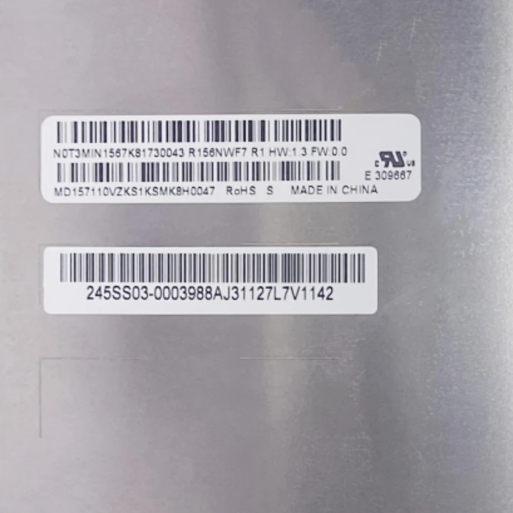 R156NWF7 R1 15,6-дюймовый ЖК-экран для ноутбука 1920x1080, сменная матрица панели дисплея
R156NWF7 R1 15,6-дюймовый ЖК-экран для ноутбука 1920x1080, сменная матрица панели дисплея