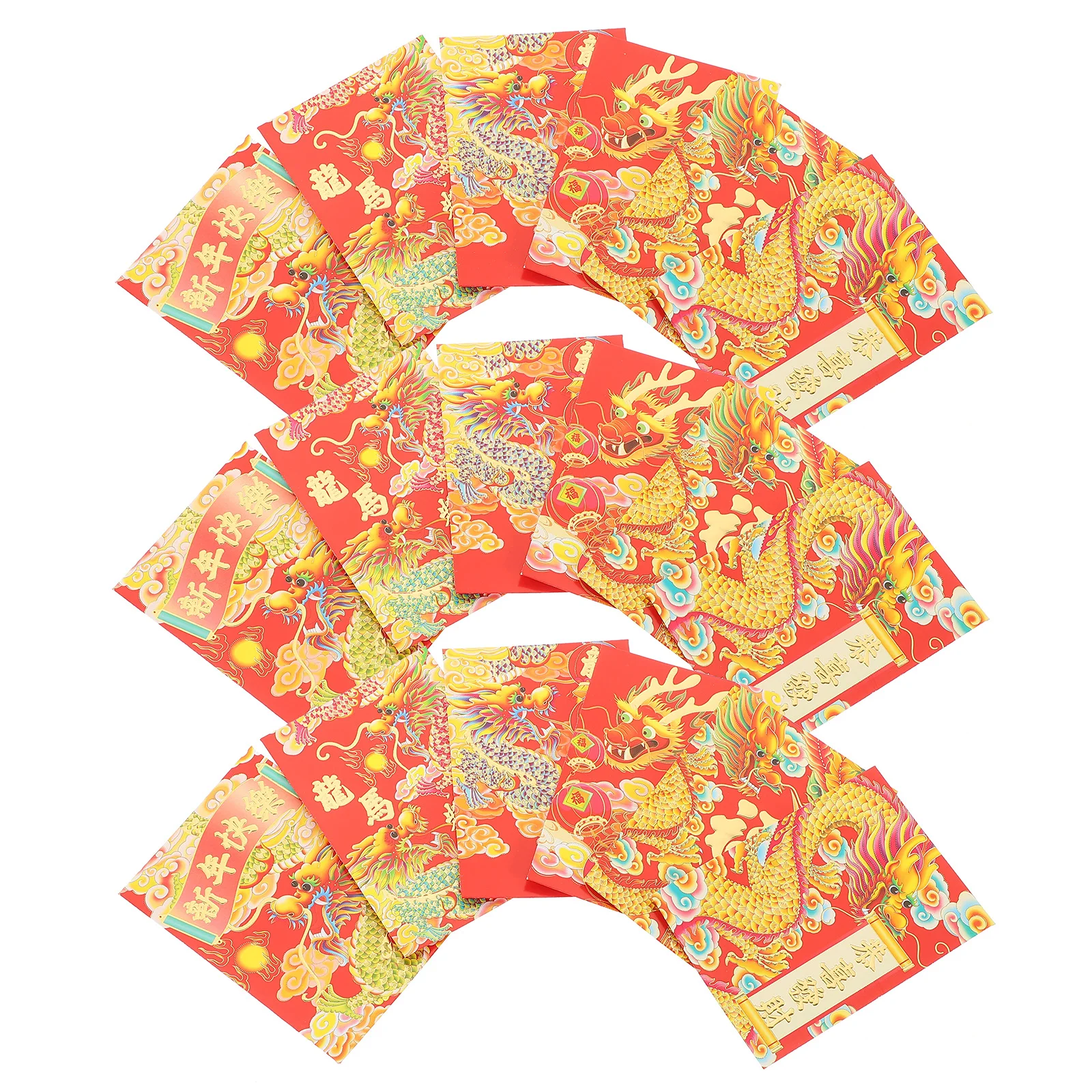 30pcs 2024 Dragon Year Red Envelopes Chinese New Year Packets Money Bags VNK321 Medium Short Design Lucky Gifts Traditional
30pcs 2024 Dragon Year Red Envelopes Chinese New Year Packets Money Bags VNK321 Medium Short Design Lucky Gifts Traditional