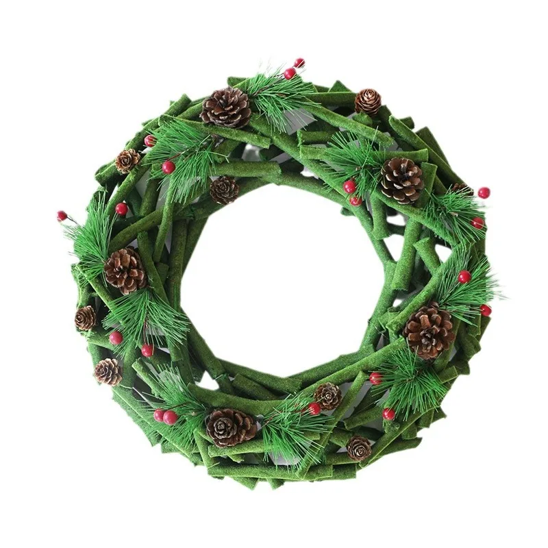 Christmas Tree Pine Needle Red Fruit Wreath Ornament Ornament New Year Pendant Christmas Ball 
Christmas Tree Pine Needle Red Fruit Wreath Ornament Ornament New Year Pendant Christmas Ball
