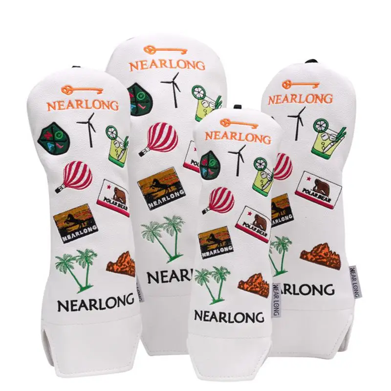 Golf Head Covers Soft Golf Head Cover Golf Club Head Covers White PU Leather Golf Driver Cover Golf Club Head Covers For Family
Golf Head Covers Soft Golf Head Cover Golf Club Head Covers White PU Leather Golf Driver Cover Golf Club Head Covers For Family