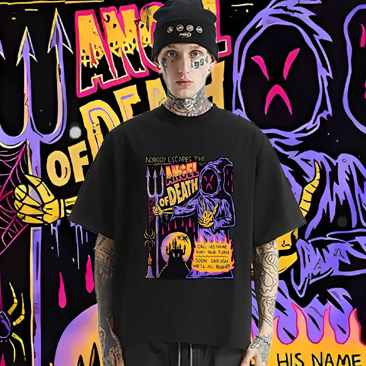 Round Neck Tees Short Sleeve Loose T-shirt Classic Vintage Hip Hop Tshirt Design Special Cotton Shirt Fashion Men's Tops DIY
Round Neck Tees Short Sleeve Loose T-shirt Classic Vintage Hip Hop Tshirt Design Special Cotton Shirt Fashion Men's Tops DIY