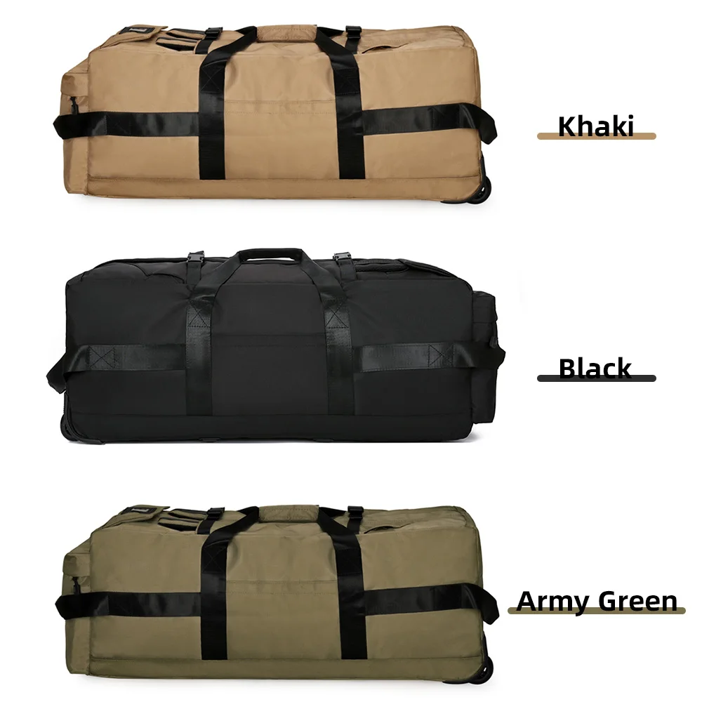 Large Duffle Bag for Travel with Wheels Handbag Trolley Bag or Backpack 3-in-1 Convertible Water-Resistant Duffle Foldable Bag
Large Duffle Bag for Travel with Wheels Handbag Trolley Bag or Backpack 3-in-1 Convertible Water-Resistant Duffle Foldable Bag