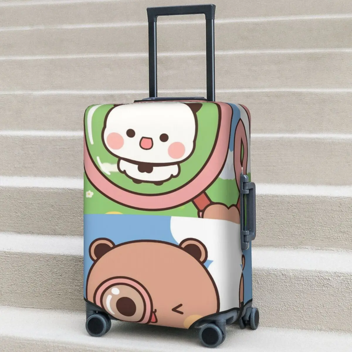 Kawaii Bear Suitcase Cover Bubu Dudu Practical Travel Protection Luggage Supplies Vacation
Kawaii Bear Suitcase Cover Bubu Dudu Practical Travel Protection Luggage Supplies Vacation