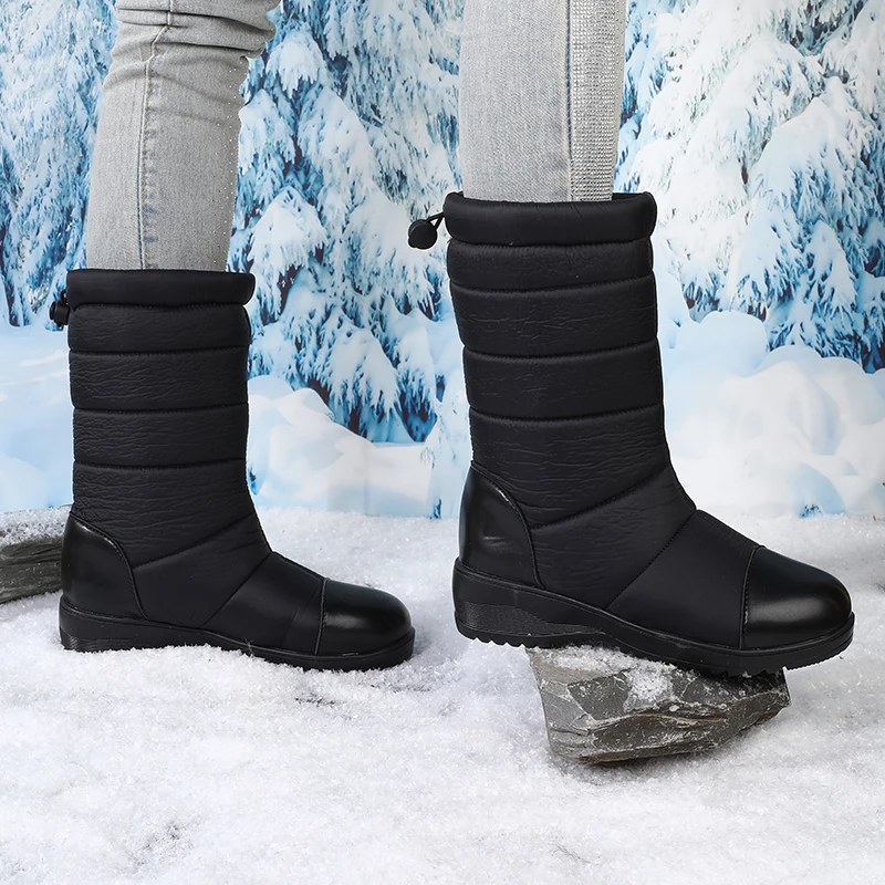 Новые зимние непромокаемые пуховые ботинки 2025 года, теплые противоскользящие зимние ботинки на толстой подошве, модные хлопковые ботинки для мам, утолщенные морозостойкие ботинки
Новые зимние непромокаемые пуховые ботинки 2025 года, теплые противоскользящие зимние ботинки на толстой подошве, модные хлопковые ботинки для мам, утолщенные морозостойкие ботинки