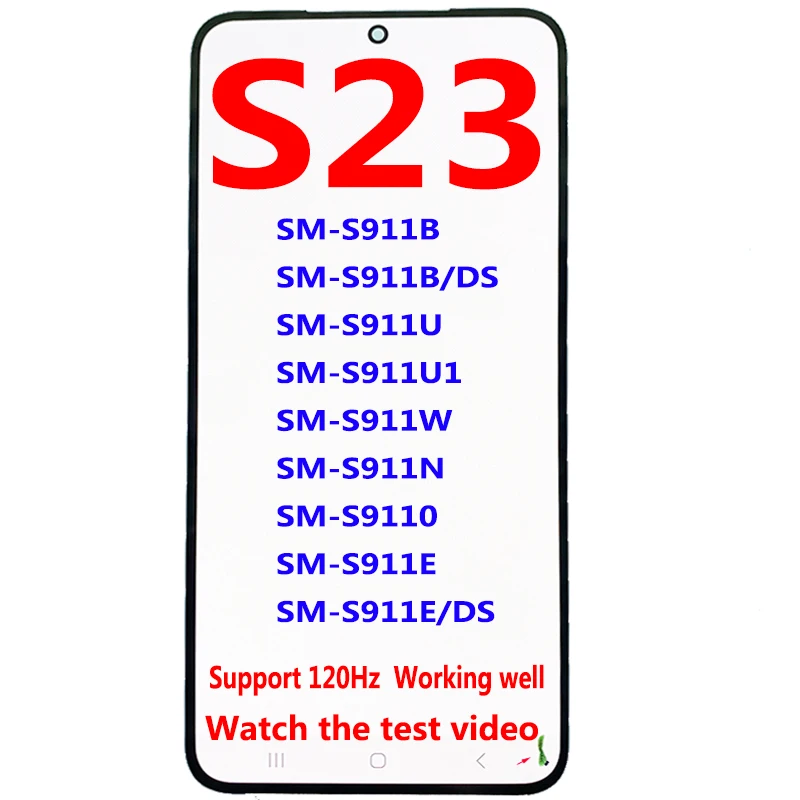 6,1-дюймовый AMOLED-дисплей для Samsung S23 ЖК-дисплей S911 S911B S911U, дигитайзер сенсорного экрана для Samsung S23 5G, экран без рамки
6,1-дюймовый AMOLED-дисплей для Samsung S23 ЖК-дисплей S911 S911B S911U, дигитайзер сенсорного экрана для Samsung S23 5G, экран без рамки