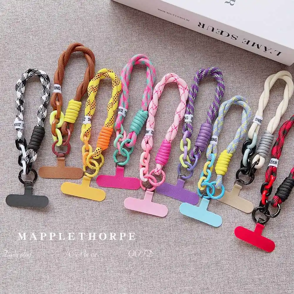 Cute Mobile Phone Lanyard Hanging Decoration Can Be Carried Twist Rope Anti-loss Pendant Fashion Strong Short Wrist Straps Band
Cute Mobile Phone Lanyard Hanging Decoration Can Be Carried Twist Rope Anti-loss Pendant Fashion Strong Short Wrist Straps Band