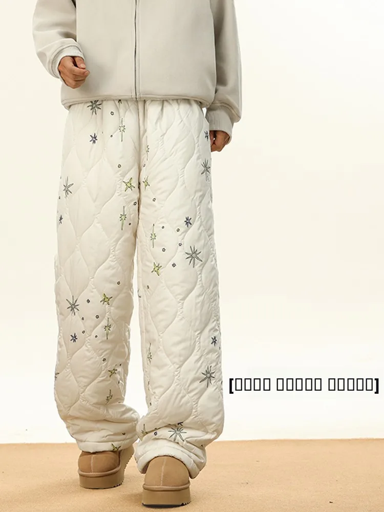 Men's Winter Thiened Warm Windproof Cotton Pants Straight Leg Wide Leg Pants Outerwear Youth Casual Loose Fit Trousers
Men's Winter Thiened Warm Windproof Cotton Pants Straight Leg Wide Leg Pants Outerwear Youth Casual Loose Fit Trousers