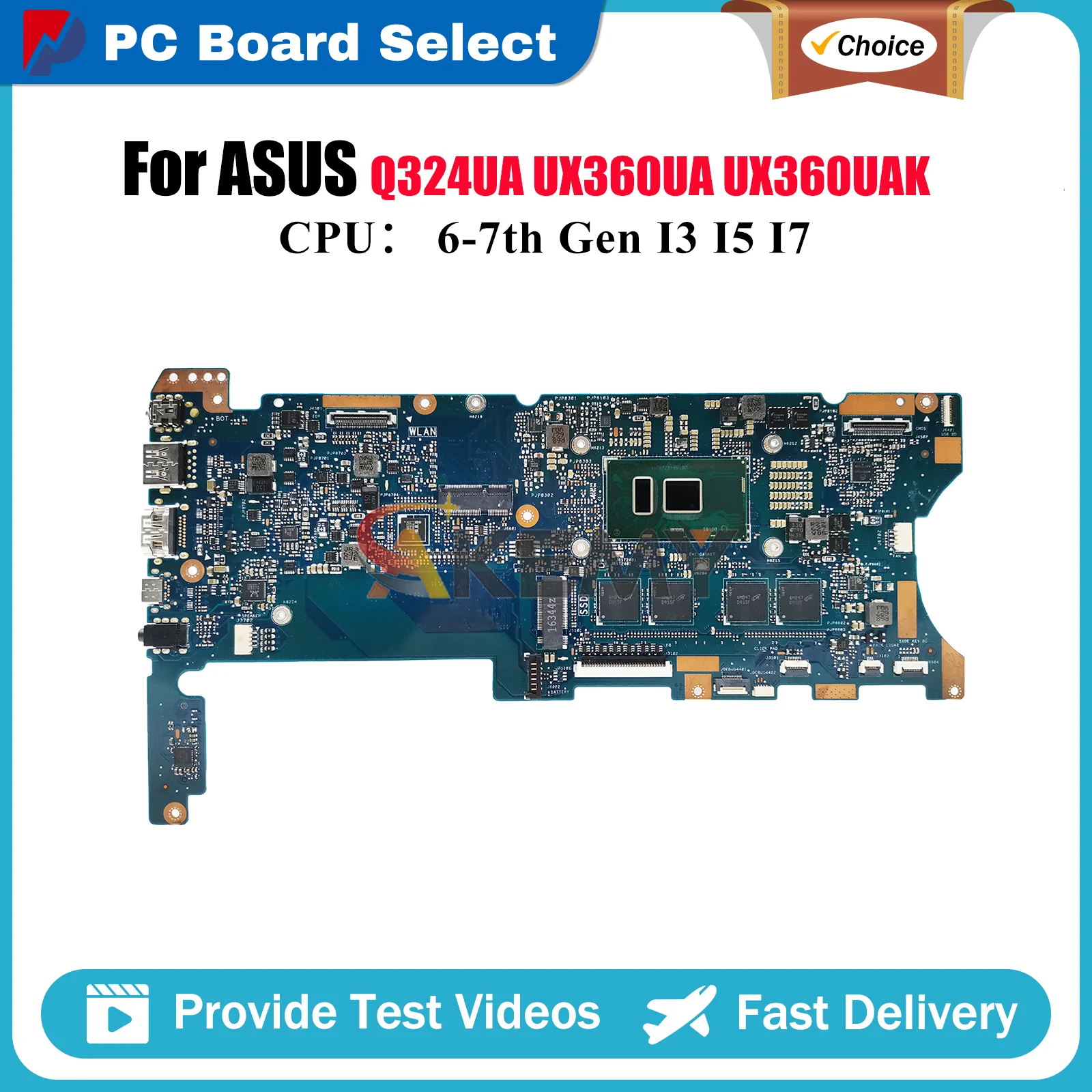 Материнская плата U360UA для ноутбука ASUS ZenBook UX360UAK UX360UA UX360U Q324UA, материнская плата для ноутбука с процессором I3 I5 I7, тест ОК, быстрая доставка
Материнская плата U360UA для ноутбука ASUS ZenBook UX360UAK UX360UA UX360U Q324UA, материнская плата для ноутбука с процессором I3 I5 I7, тест ОК, быстрая доставка