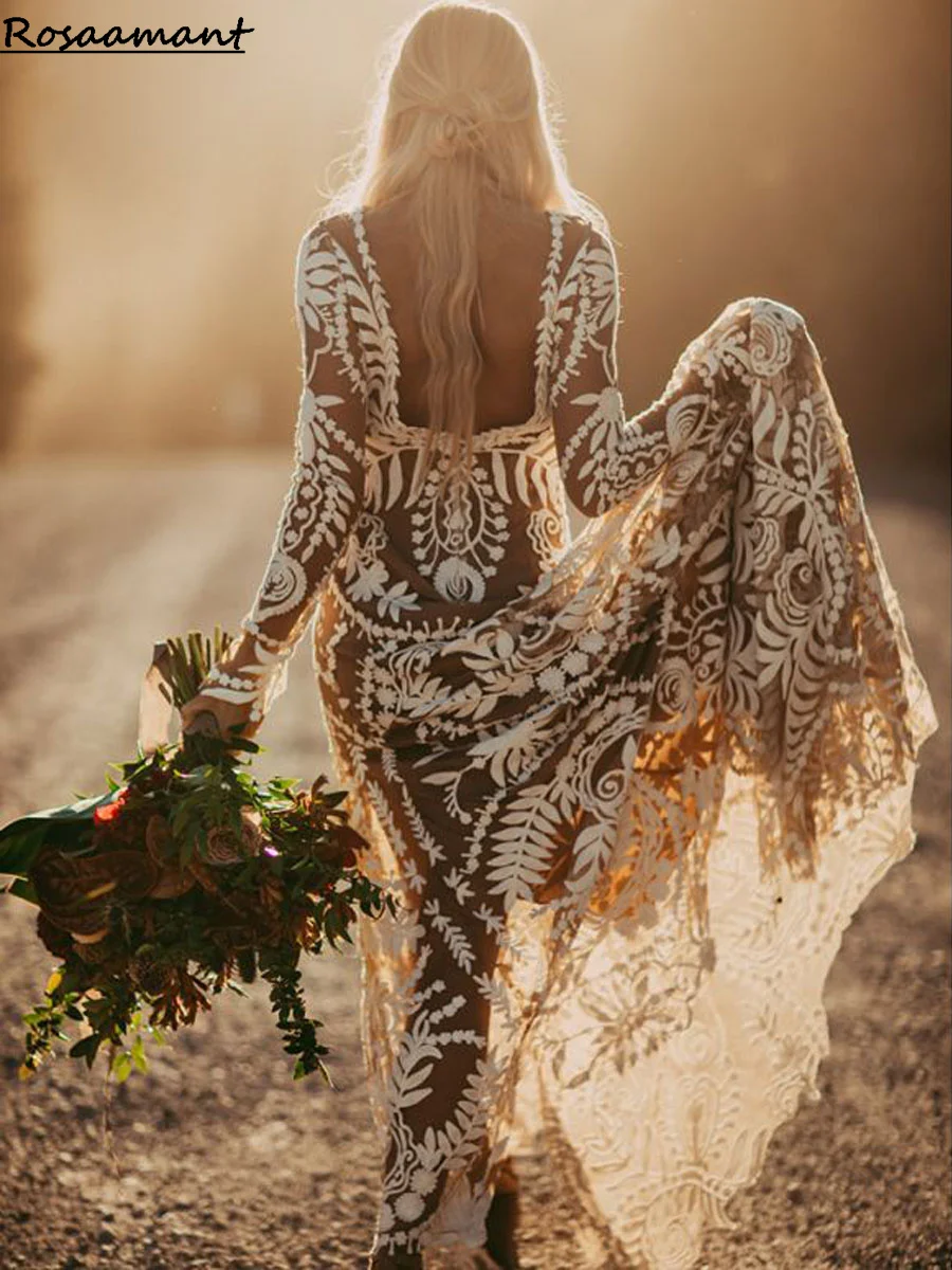 2024 Boho Lace Wedding Dresses for Women Long Bride Dress Backless Vintage Outfit Bridal Gown
2024 Boho Lace Wedding Dresses for Women Long Bride Dress Backless Vintage Outfit Bridal Gown