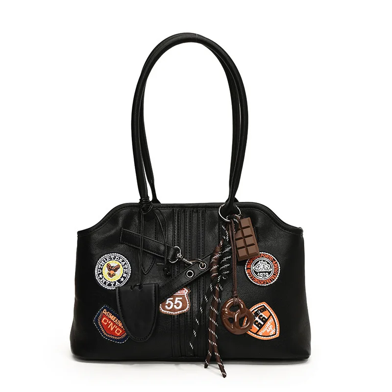 American Badge Armpit For Women 2024 New Large Capacity Commuting Versatile College Style Single Shoulder Tote Bag
American Badge Armpit For Women 2024 New Large Capacity Commuting Versatile College Style Single Shoulder Tote Bag