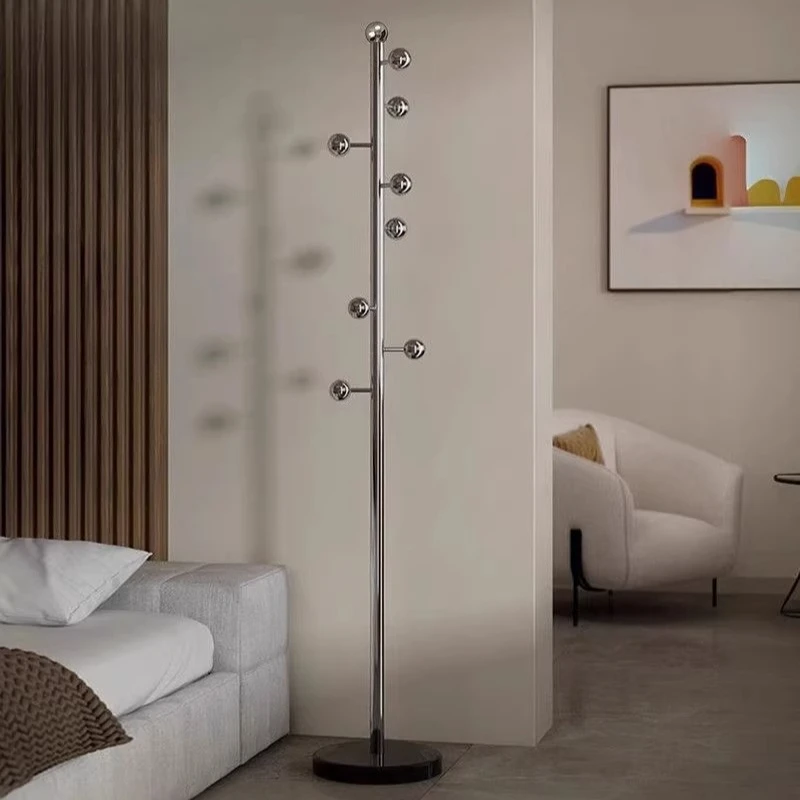 #Light luxury floor coat rack Stainless steel simple storage hanger Standing coat racks Dress hanger Shelf living room furniture
#Light luxury floor coat rack Stainless steel simple storage hanger Standing coat racks Dress hanger Shelf living room furniture