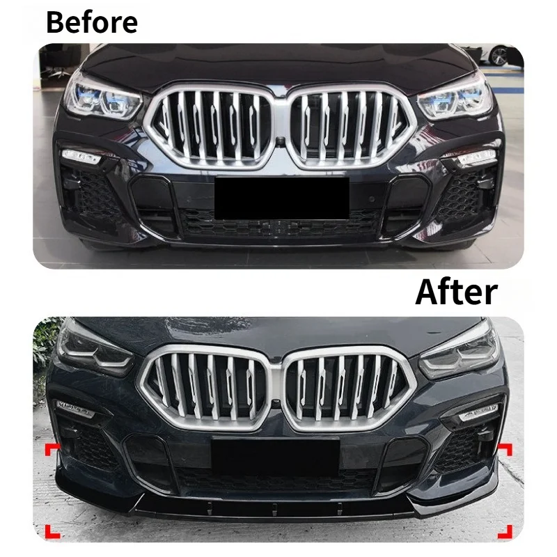 Front Lip Splitter Bumper Body Kit For BMW X6 G06 Pre-Facelift M Sport 2019-2022 Exterior Styling Modification Accessories
Front Lip Splitter Bumper Body Kit For BMW X6 G06 Pre-Facelift M Sport 2019-2022 Exterior Styling Modification Accessories